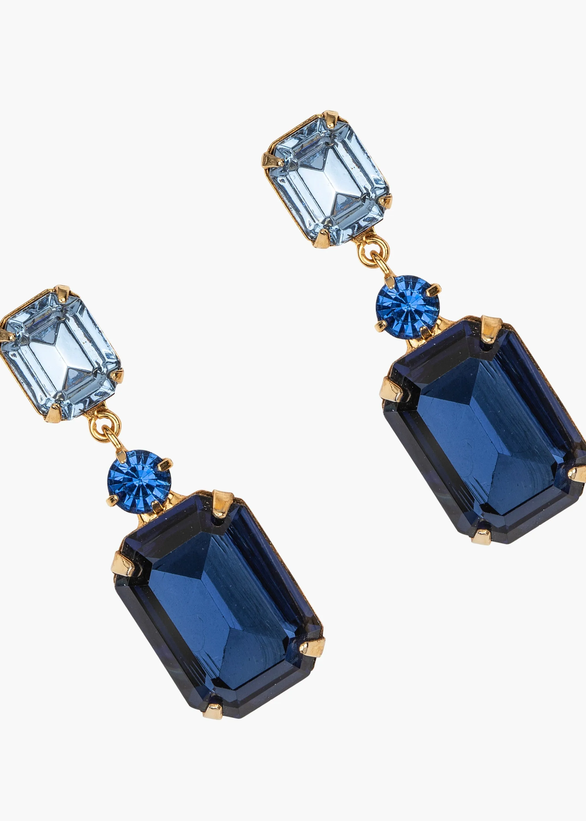 Justine Earrings -- Sapphire