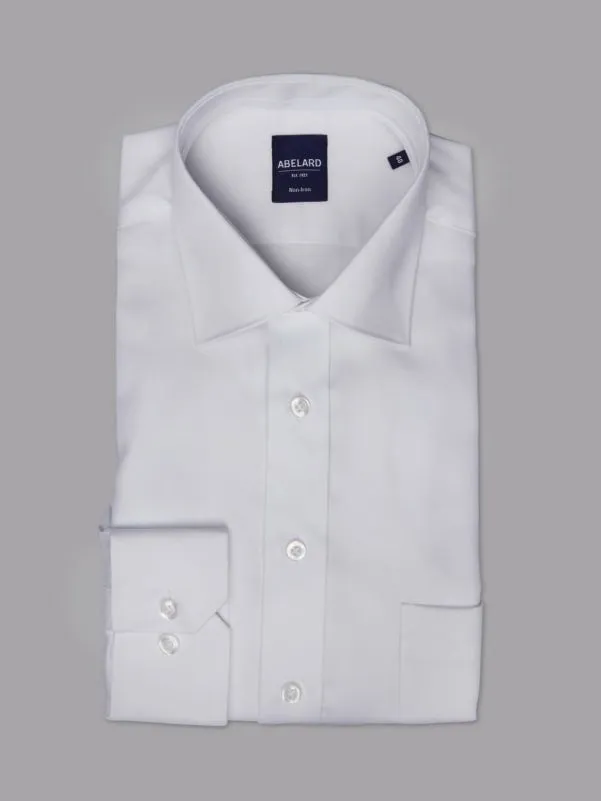 Long Sleeve Business Shirt - Non-Iron - Sky Blue | White