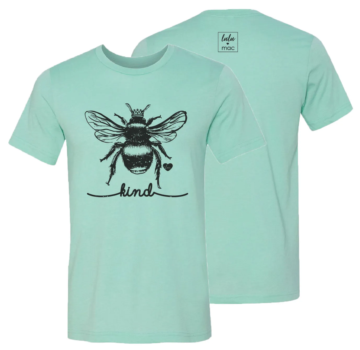 Lulu Mac 44 Bee Kind SS-Heather Mint