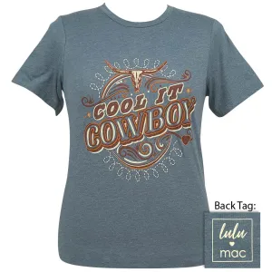 Lulu Mac 85- Cool It Cowboy SS- Heather Slate