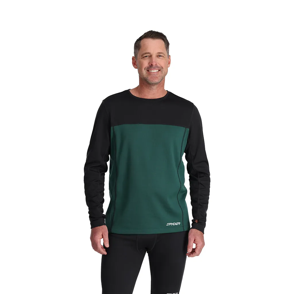 Mens Stretch Charger Crew - Cypress Green