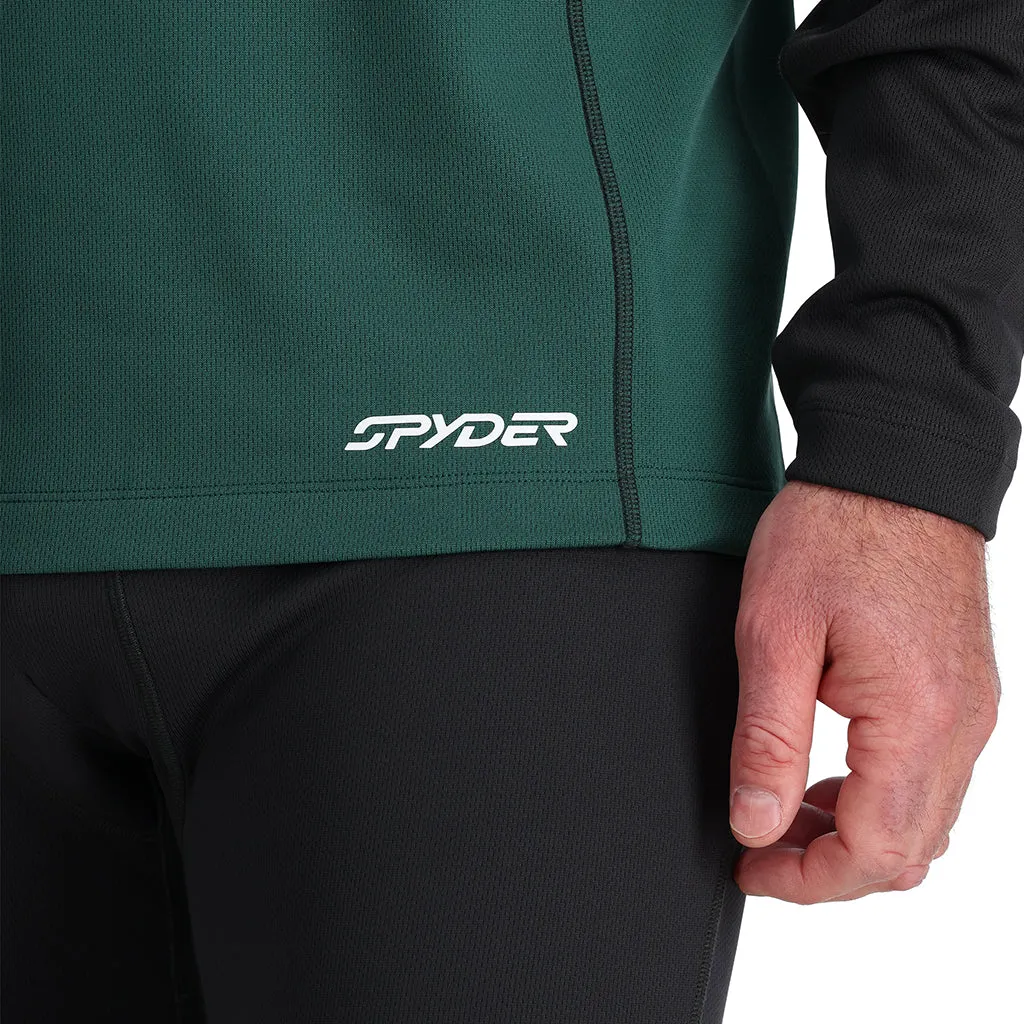 Mens Stretch Charger Crew - Cypress Green