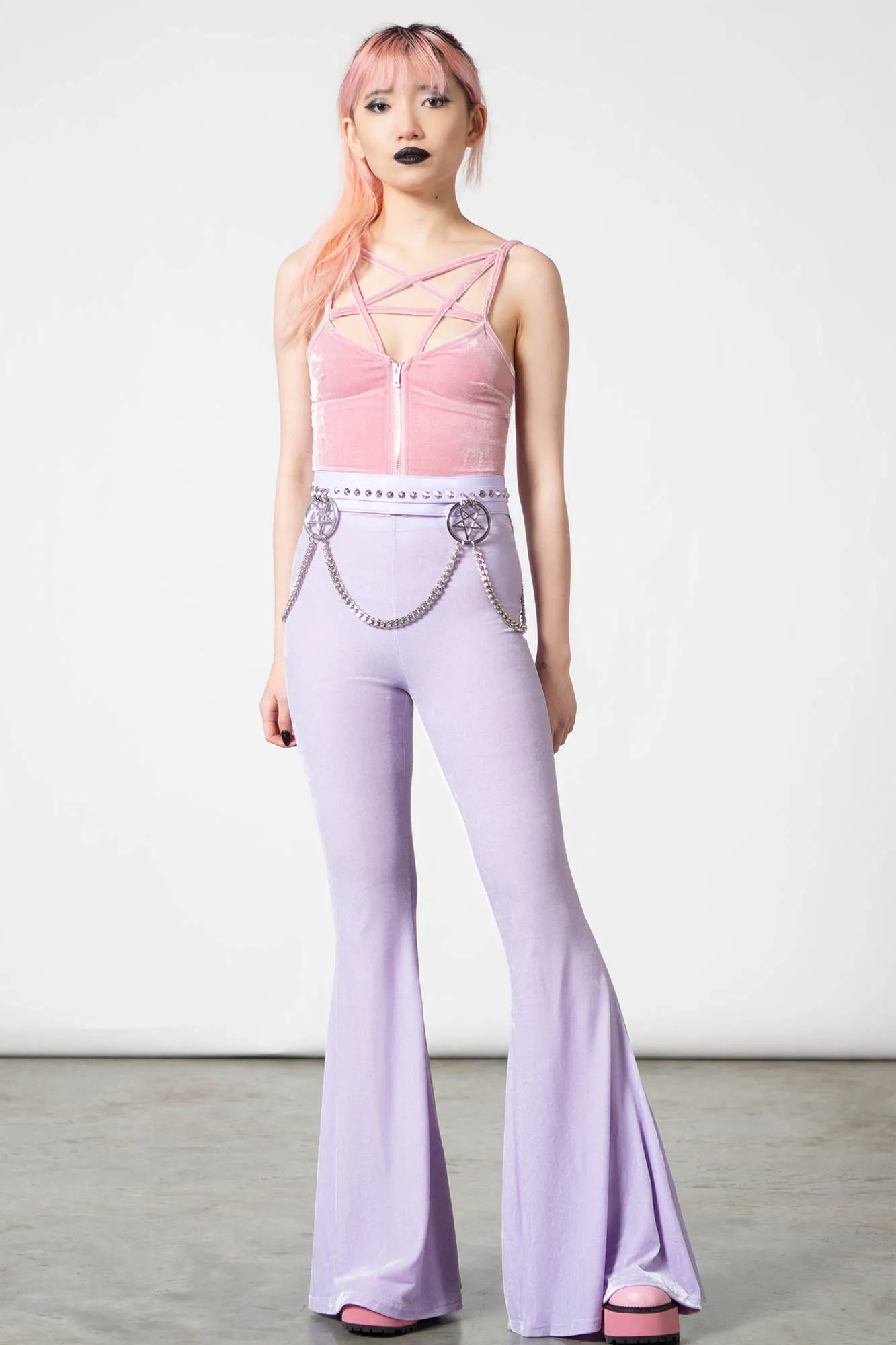 Moondance Bell Bottoms [PASTEL LILAC] - Resurrect