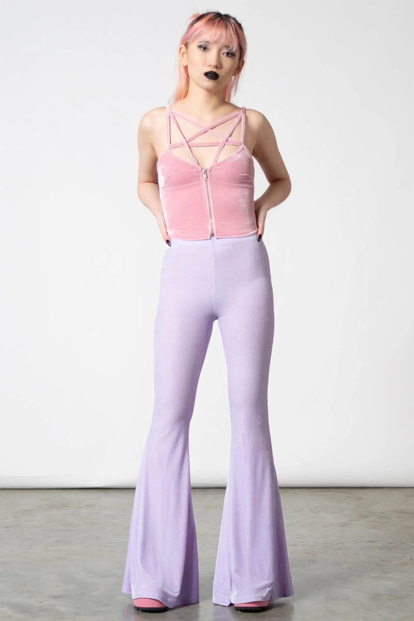 Moondance Bell Bottoms [PASTEL LILAC] - Resurrect