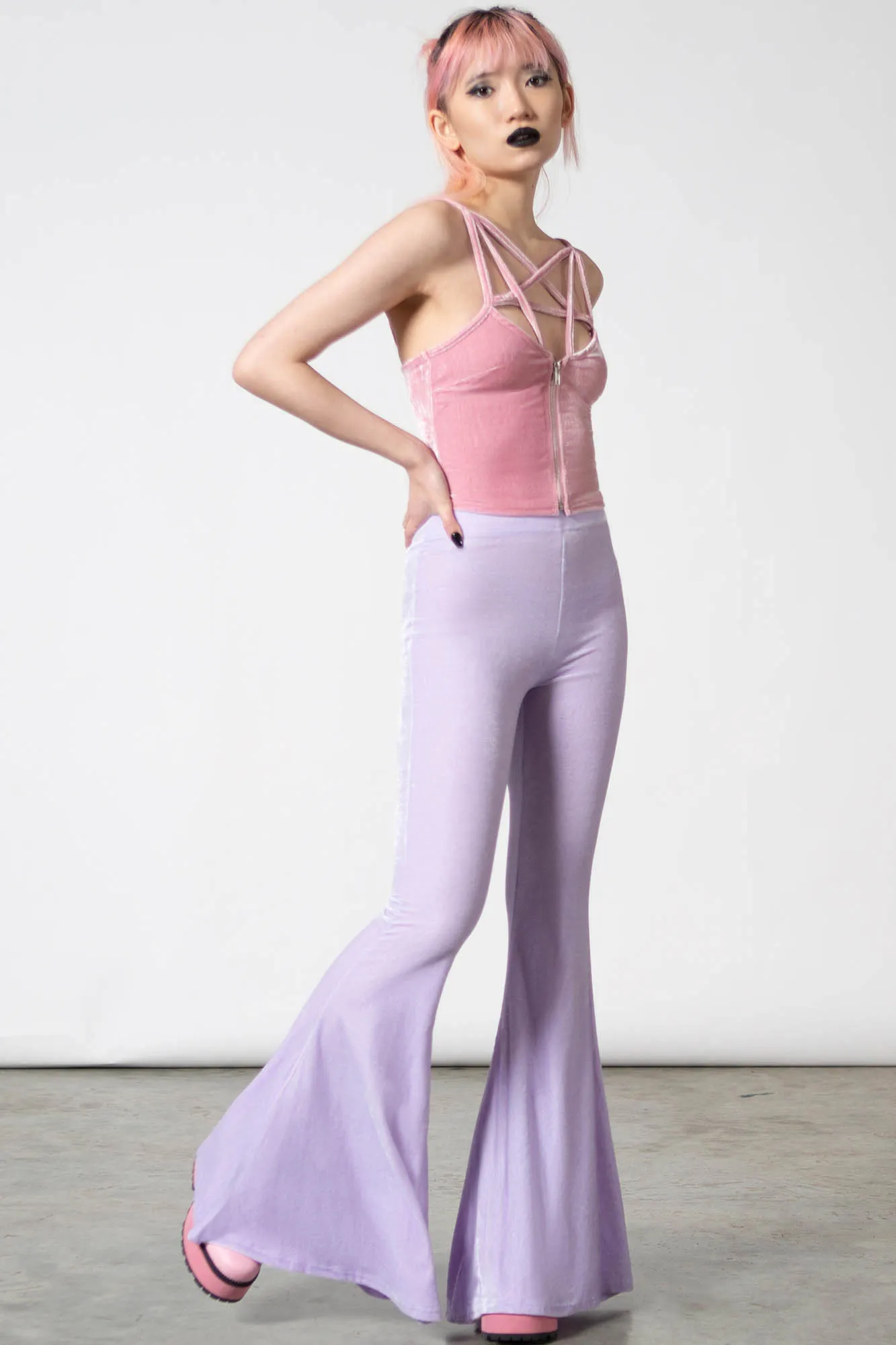 Moondance Bell Bottoms [PASTEL LILAC] - Resurrect