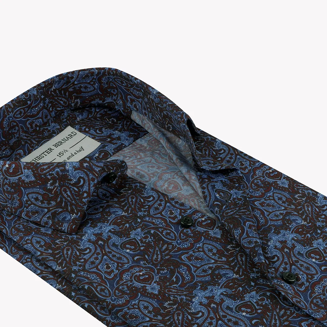 Multi Paisley Printed Casual Shirt Limited Edition OL-170