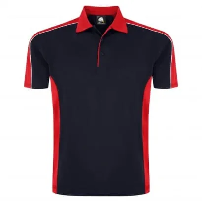 Orn 1198 Avocet Contrast Wicking Polo Shirt with Reflective Piping