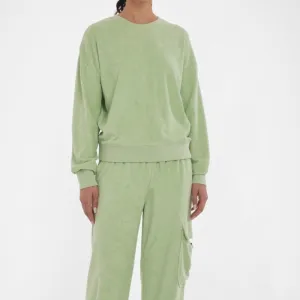 Paper Label Sasha Sweatshirt - Green