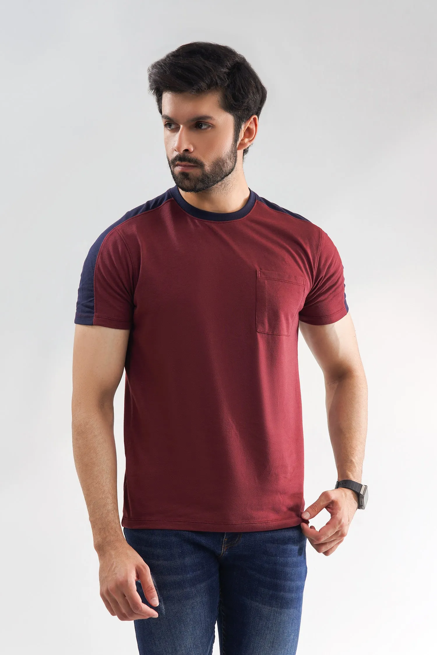 Raglan Sleeve Men T-Shirt