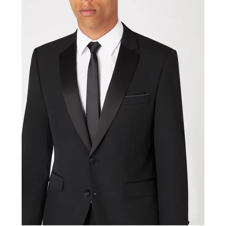 Remus Uomo Paco Black Dinner Suit Jacket 12163