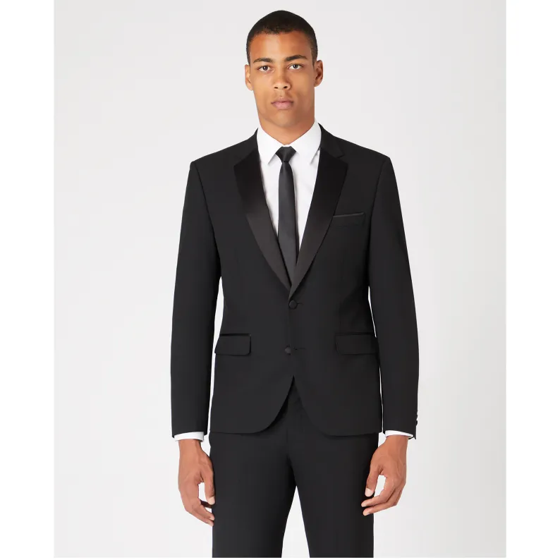 Remus Uomo Paco Black Dinner Suit Jacket 12163