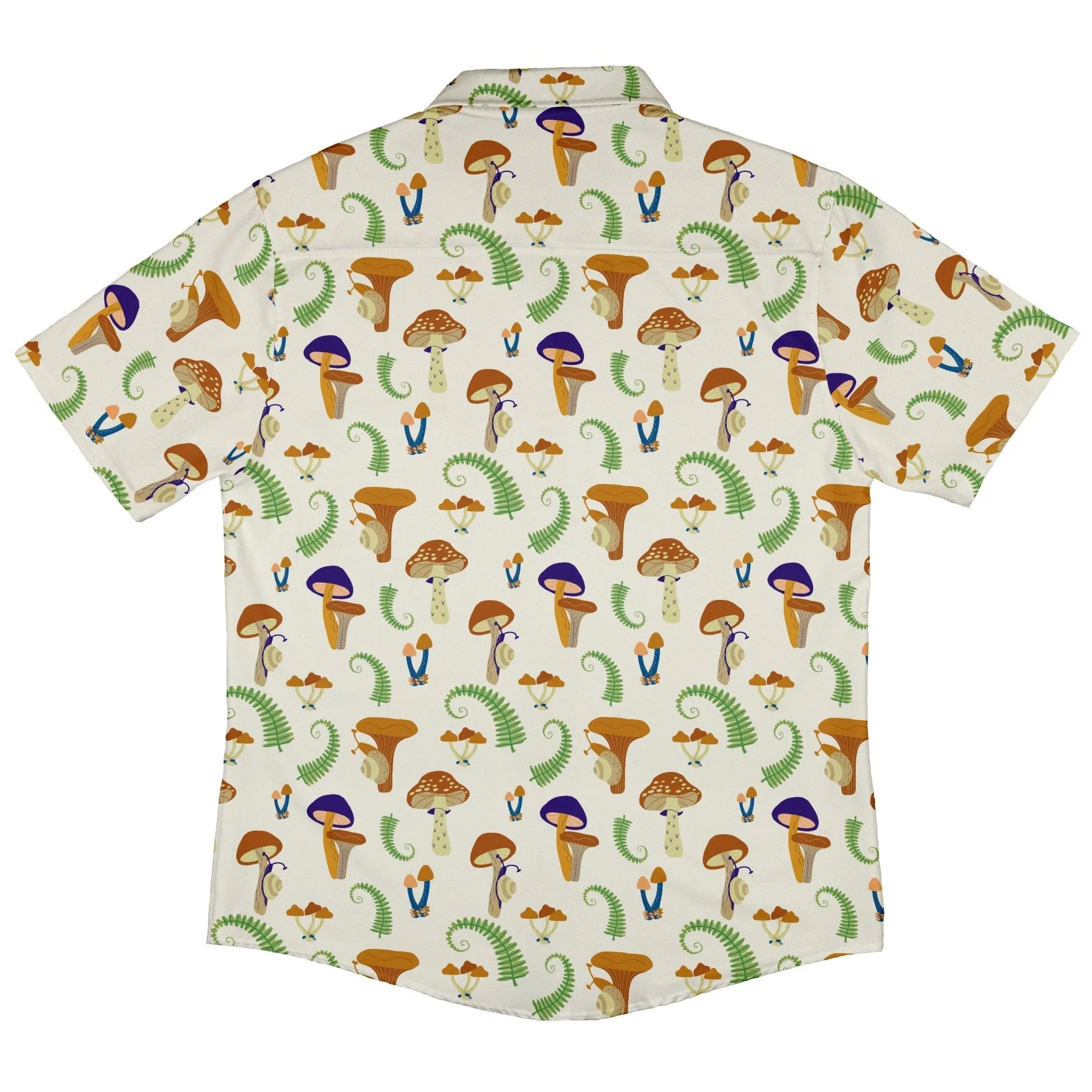 Snails and Mushrooms Botany Button Up Shirt