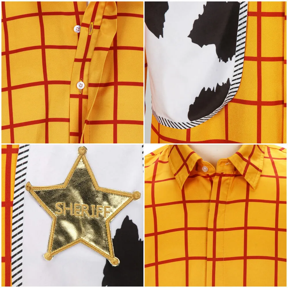 Toy Story Woody Cosplay Costume Cowboy Tops (Ready to Ship)