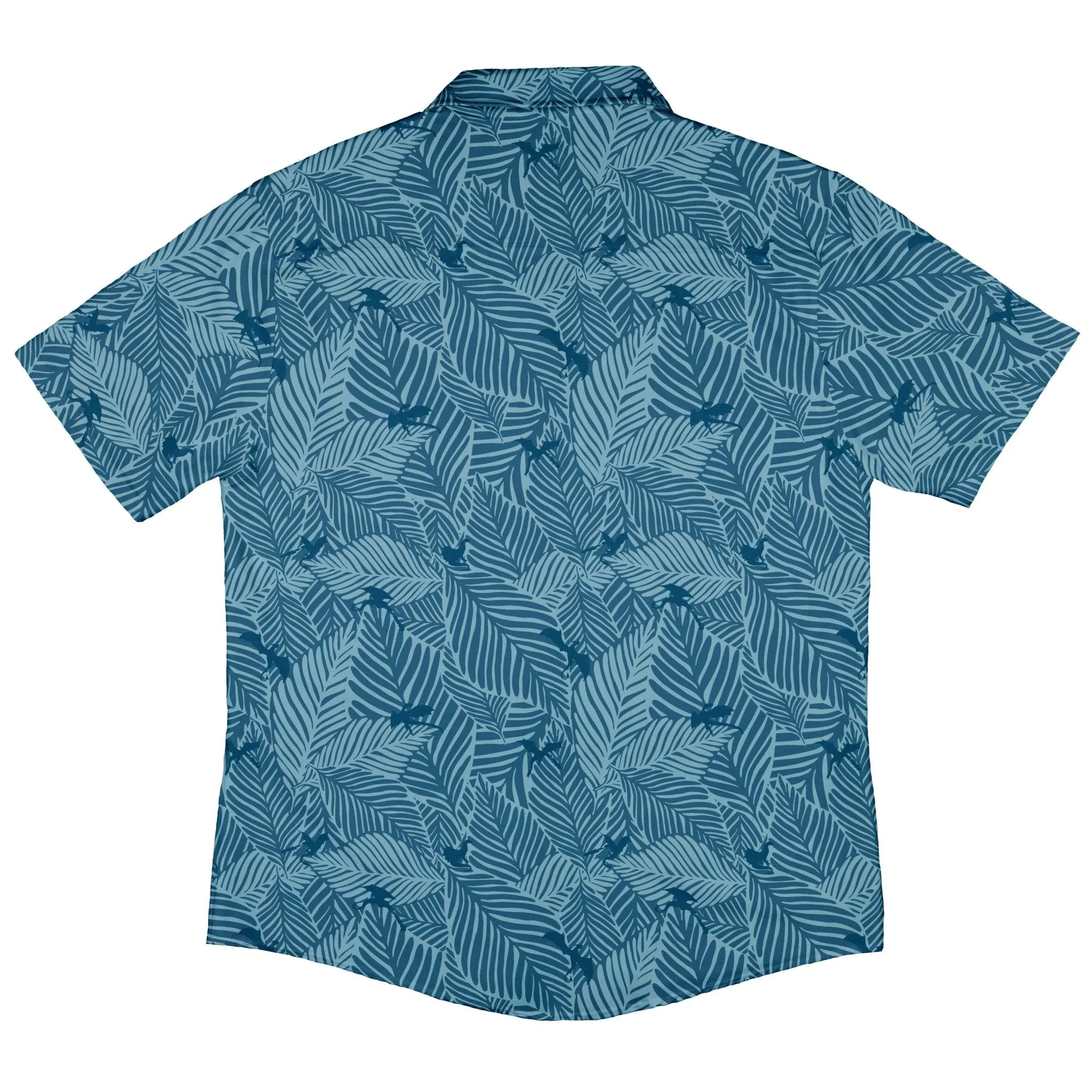 Tropical Dragons Button Up Shirt