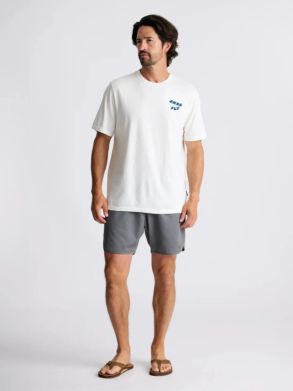 Twin Fin Tee - Bone