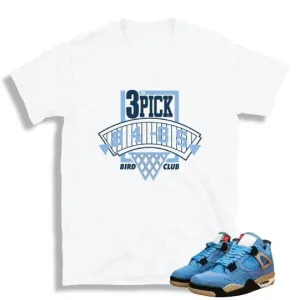 UNC Retro 4 Jordan shirt