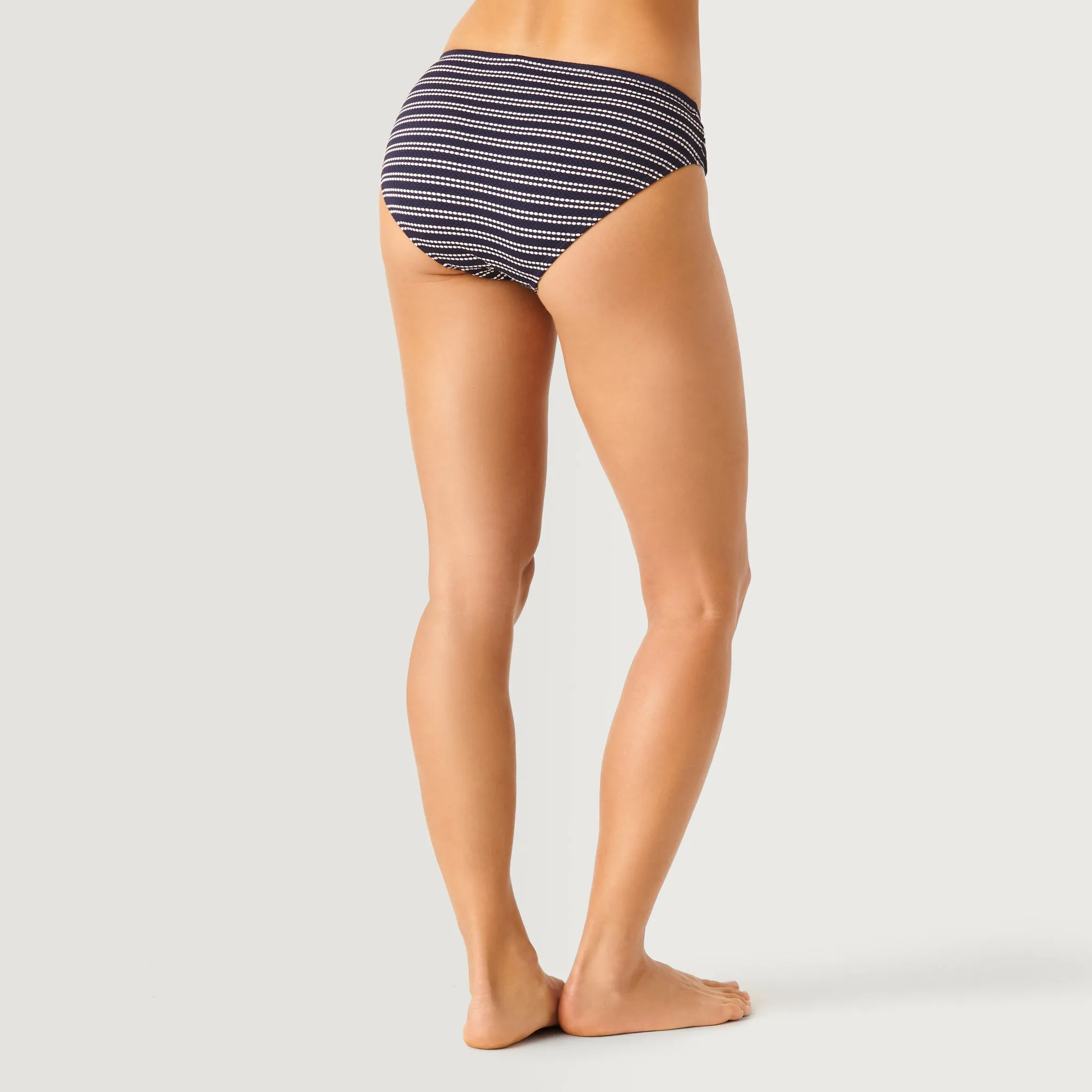 Women's Popcorn Stripe Bikini Bottoms