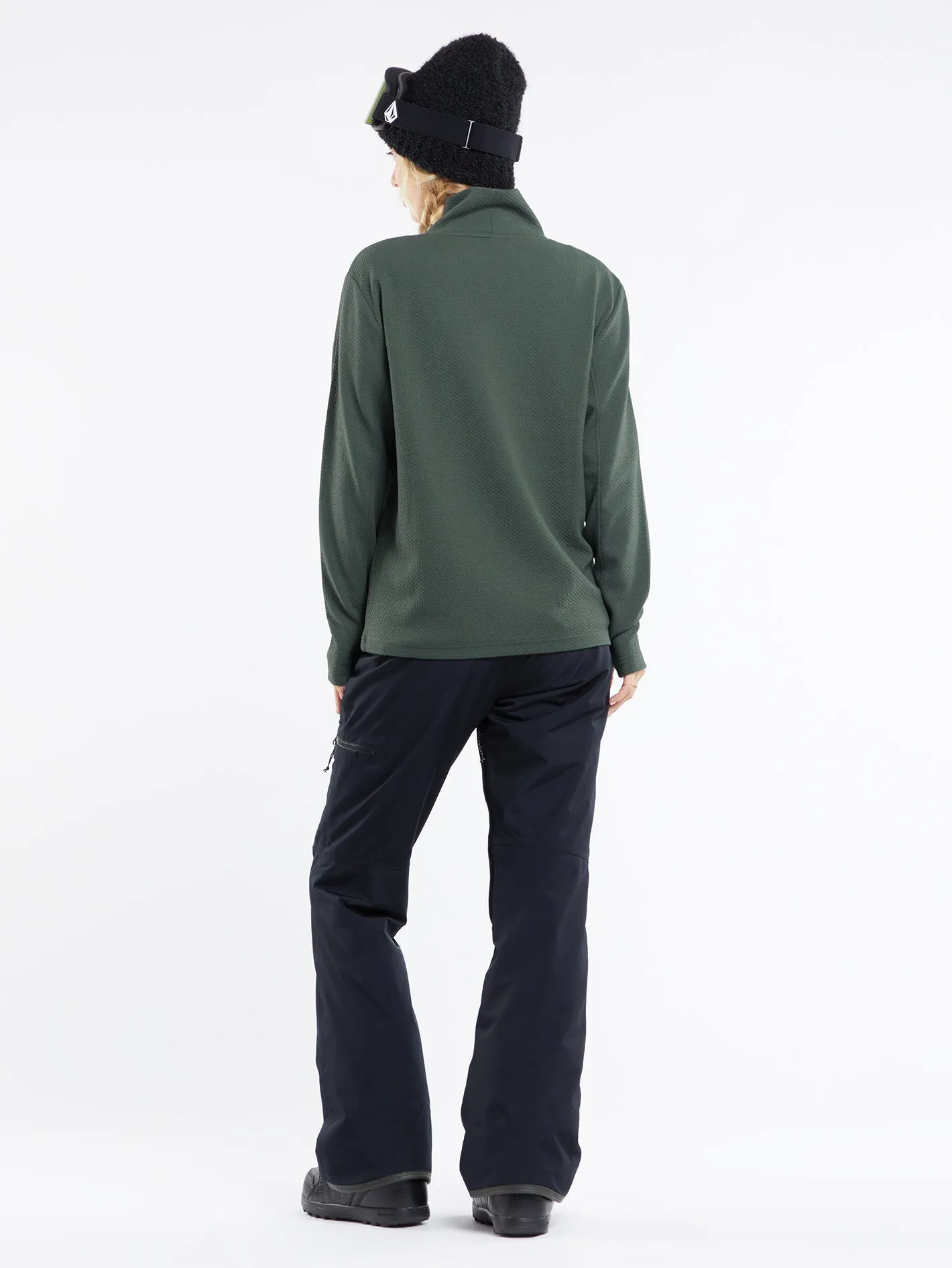 Womens Tech Pullover Fleece - Eucalyptus