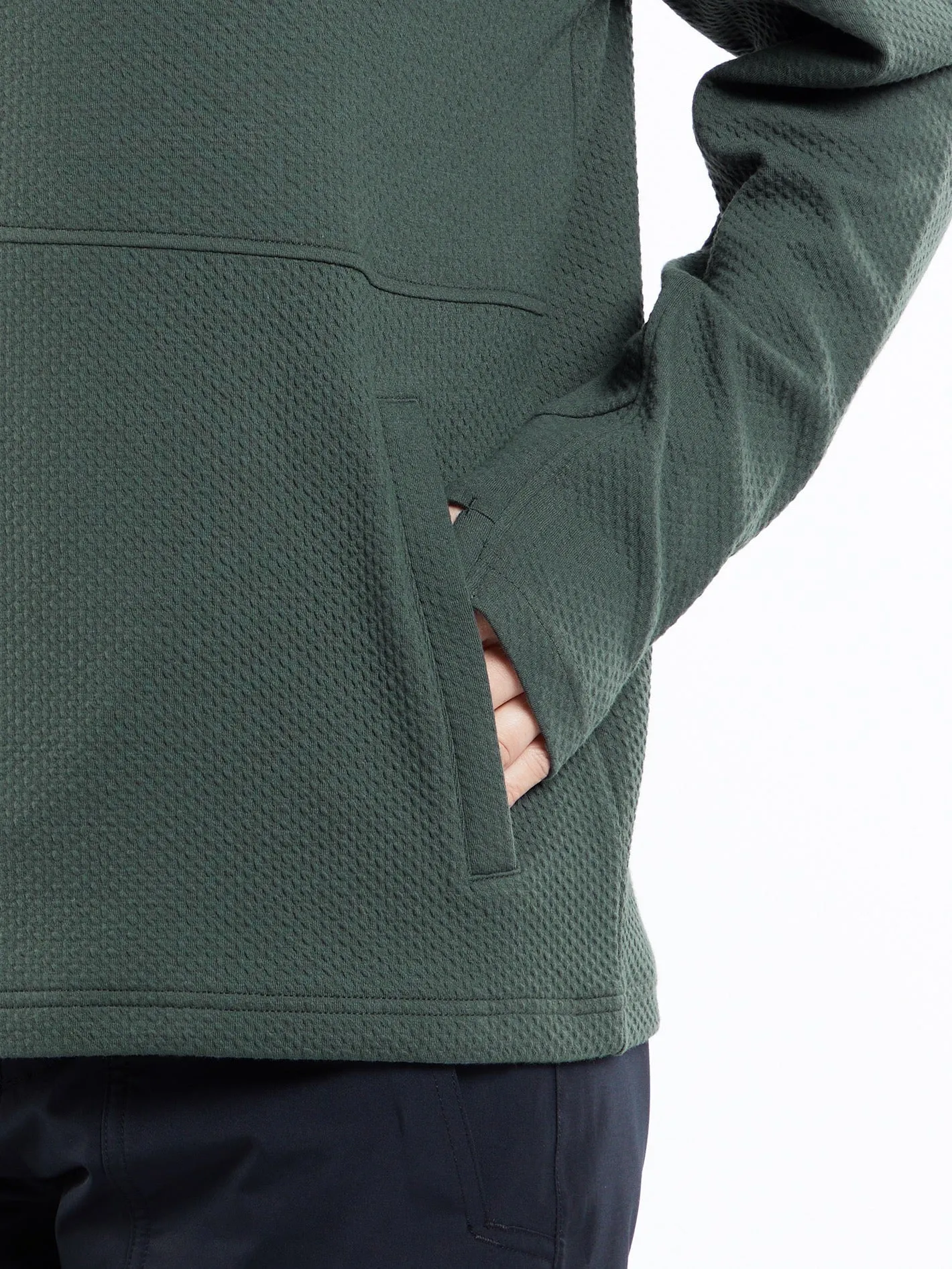 Womens Tech Pullover Fleece - Eucalyptus